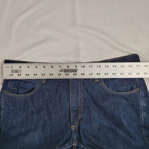 VTG Billy Reid Selvedge Men's Indigo Washed Straight Denim Jeans 35630 Sz 33X30 - Picture 6 of 11